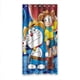 thumbnail image 1 of Cortina de ducha Doraemon, juego de cortina de baño con ganchos, tamaño 36 x 72 pulgadas, 1 of 3