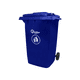 thumbnail image 1 of Basurero Contenedor Basura 360 lts. azul QRubber, 1 of 2