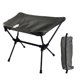 thumbnail image 4 of Taburete Plegable Para Silla De Camping, Incluye Bolsa De Almacenamiento, Reposapiés Plegable Portátil, Color Negro, 4 of 5