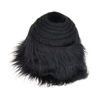 Bothyi - Telas De Imitación Suaves Para Disfraz De Cosplay, Decoración De Enanos, Sofá De Retazos, Alfombra Negra