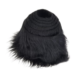 Bothyi - Telas De Imitación Suaves Para Disfraz De Cosplay, Decoración De Enanos, Sofá De Retazos, Alfombra Negra