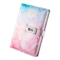 Magideal - Diario Con Candado, Diario Bloqueado, Candado De Combinación, Diario Con Candado, Organizador, Diario Con Candado Con Contraseña, Adolescentes, Niños, Rosa