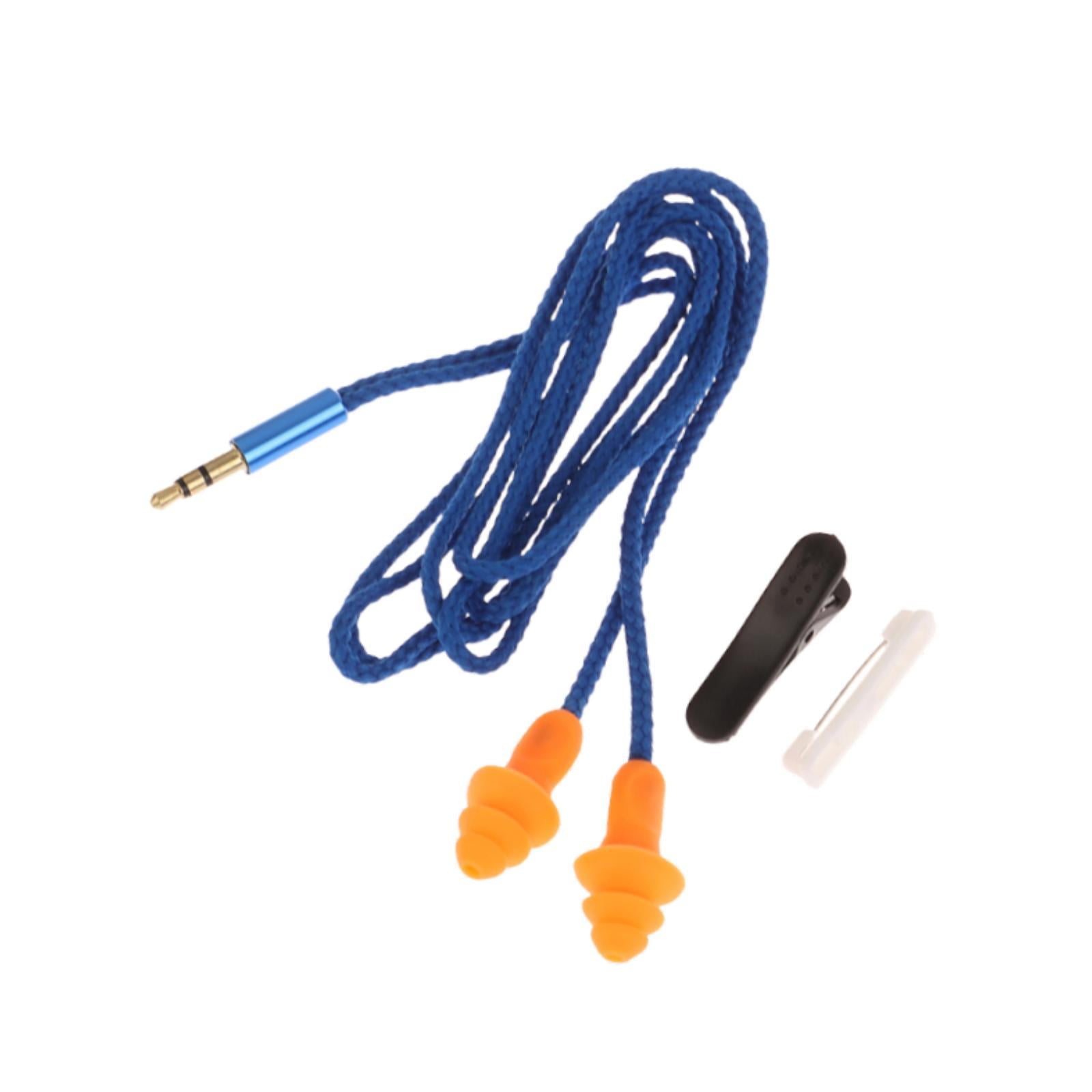 Ioensy - Tapones Para Los Oídos Auriculares Con Bloqueo De Sonido Tapones Para Los Oídos Para Niños Y Adultos Deportes Para Dormir Azul 70 Cm