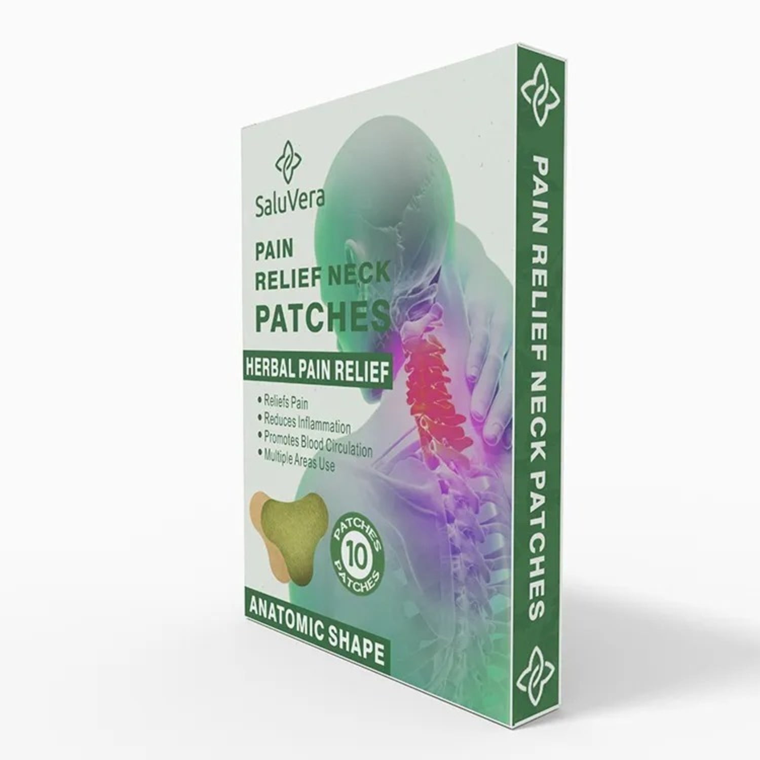 Genérico - Pack X3 Parches De 10 Unidades Para Dolor Cervical Muscular