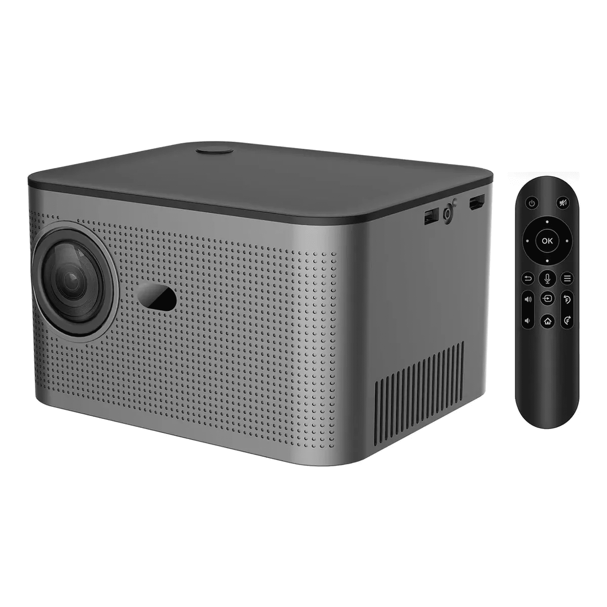 proyector Profesional Belug Wifi Bluetooth Resolución Física 1080p Gris