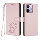 thumbnail image 1 of Funda de Gato tipo Libro para Xiaomi Redmi Note 17 Pro 5G, Rosa, 1 of 6