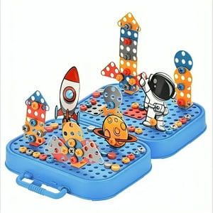 Genérico - Juguete Puzzles Herramienta Tornillos Taladro