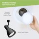 thumbnail image 3 of Focos LED Sigalux BR30, 10 W, 5000 K, regulables, paquete de 6, 3 of 7