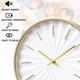 thumbnail image 3 of El sencillo reloj de pared digital 3D de platino se utiliza para la decoración de la sala de estar., 3 of 5