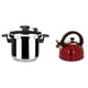 thumbnail image 1 of Olla Presion Astra 6 Litros Con Tetera Sabal Roja, 1 of 1