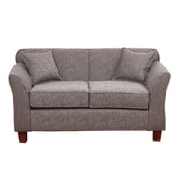 Muebles América - Sofá Lady 2 Cuerpos Lino Sidelli Gris