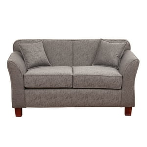 Muebles América - Sofá Lady 2 Cuerpos Lino Sidelli Gris