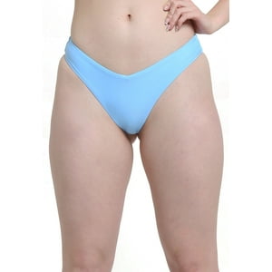 Samia - Bikini Tanga Cadera Alta Celeste Xl
