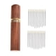 thumbnail image 2 of 24 Agujas De Enhebrado Automático Con Estuche De Madera Para Agujas Brown_Golden Needles, 2 of 5