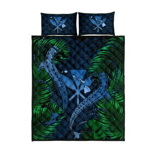 Milsleep - Juego De Cama Colcha Hawaii Shark Polynesian Tropical - Pastel