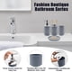 thumbnail image 3 of Juego de accesorios de baño WBJKZJD, 4 piezas, resina resistente a roturas, 3 of 7