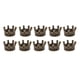 thumbnail image 3 of 10 piezas mini cuentas de encantos de la corona para los hallazgos de joyas que hacen 6 x 11 mm de bronce, 3 of 5