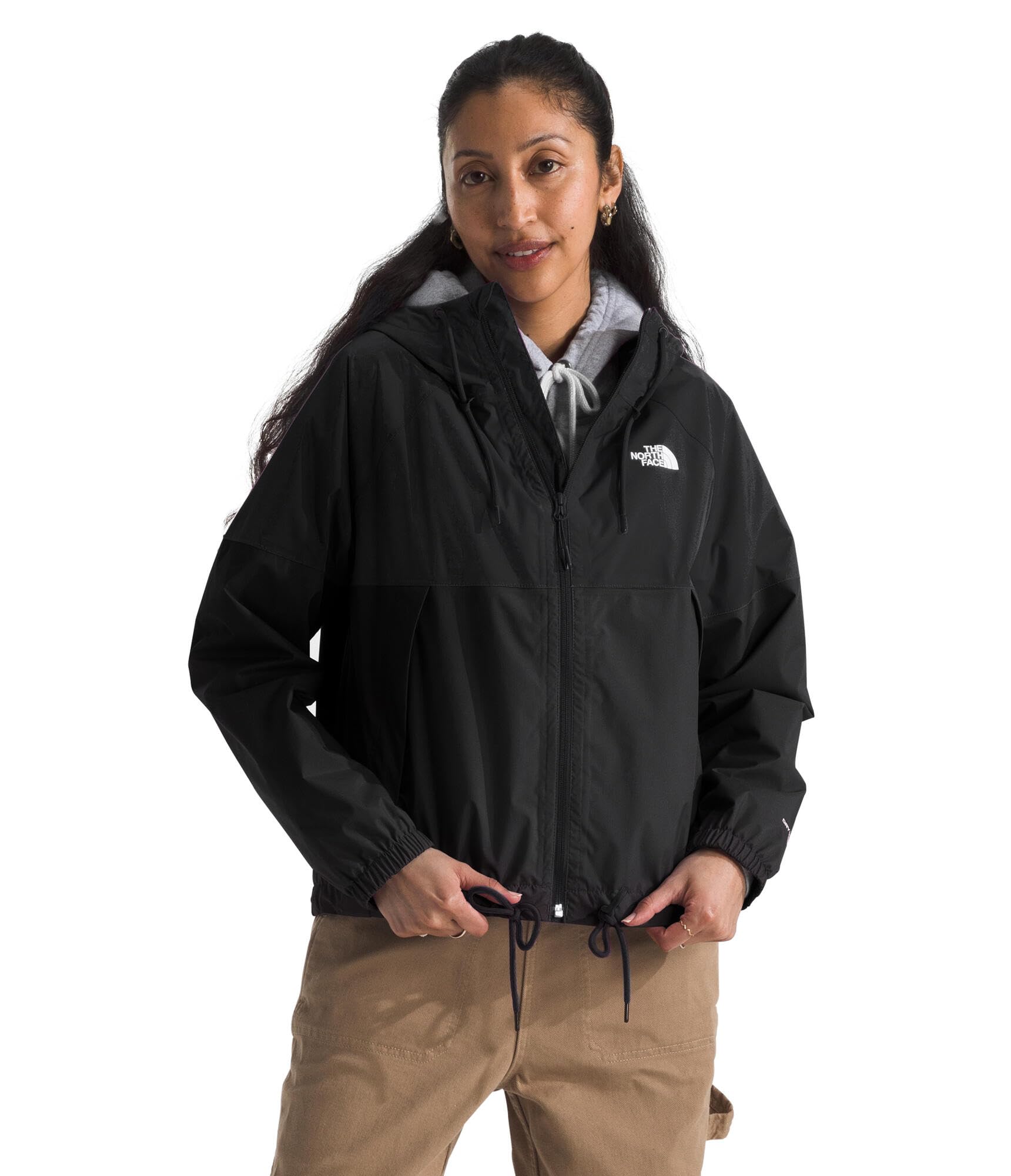 Sudadera Impermeable Con Capucha The North Face Antora Para Mujer, Sin Pfas, Negra