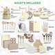 thumbnail image 2 of Juego de utensilios de cocina y utensilios para hornear Nutrichef Marble, antiadherente, 54 piezas, 2 of 7