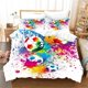 thumbnail image 1 of Football Sports Quilt Duvet Cover Set Kids Bedclothes Doona Cover3-Piece Bedding Set, 1 of 5