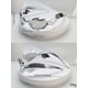 thumbnail image 4 of POLASUP GAFAS LENTES DE SOL Gafas de sol unisex futuristas cyberpunk de color blanco plateado con protección UV400, 4 of 4