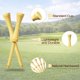 thumbnail image 5 of Tees de Golf Zivisk 70 mm Natural - 100 unidades, 5 of 7
