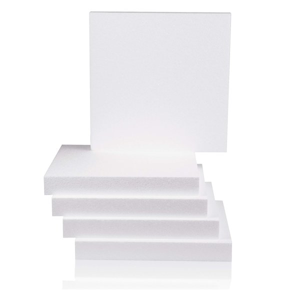 Espuma de Manualidades SilverlakeLLC 30 × 30 × 4 cm, paquete de 5