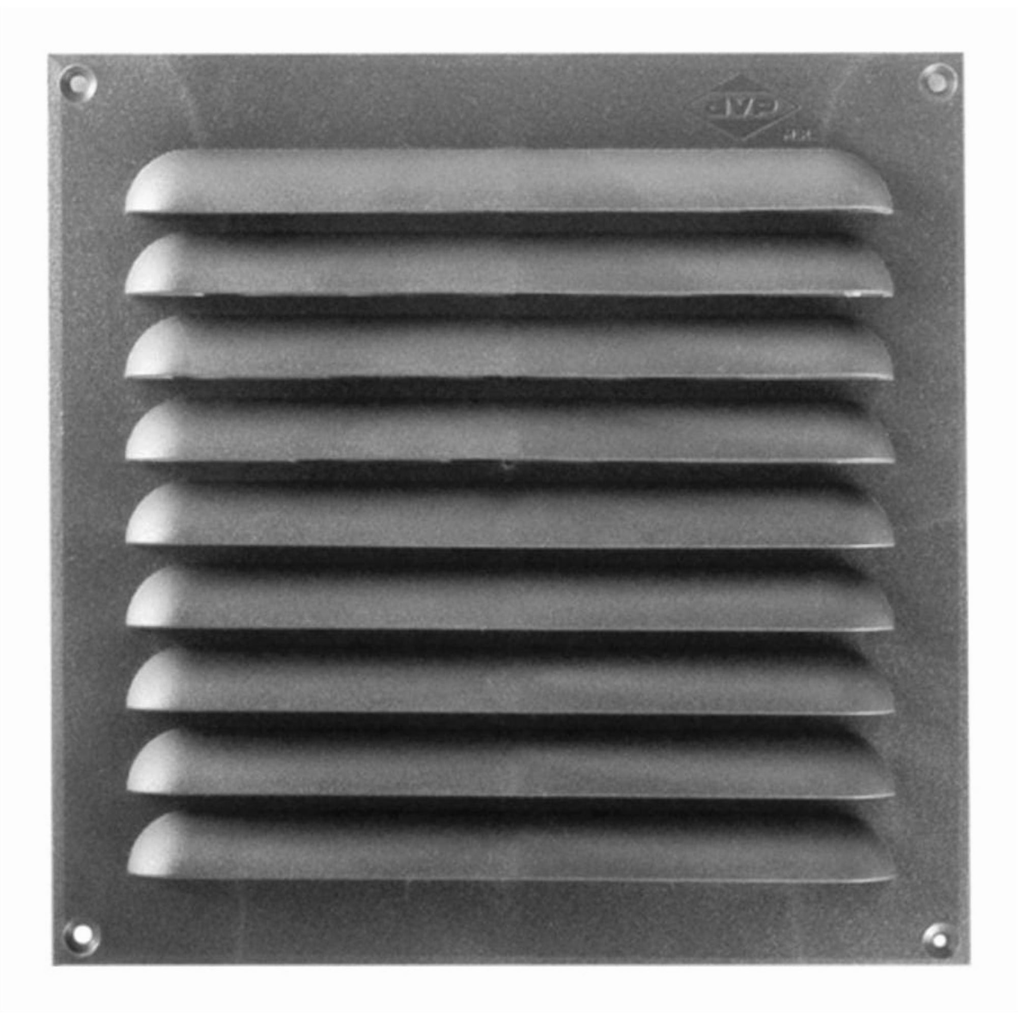 Celosía Ventilación Pvc Plana 20x20 Cm Aluminio 10un Dvp