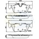 thumbnail image 2 of Pastillas Freno para auto BMW 225i Gran Tourer 2015-2023 Trasero, 2 of 5