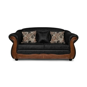 Adonis Leudh - Sofá 2 Personas Estambul Envejecido Negro X