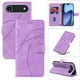 thumbnail image 1 of Funda tipo cartera con tapa para iPhone 17 Air con tarjetero, soporte y cubierta magnética Morado, 1 of 6