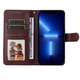 thumbnail image 4 of Funda Billetera para Xiaomi Poco X7 Pro con Porta Tarjetas y Soporte Ajustable Marrón, 4 of 5