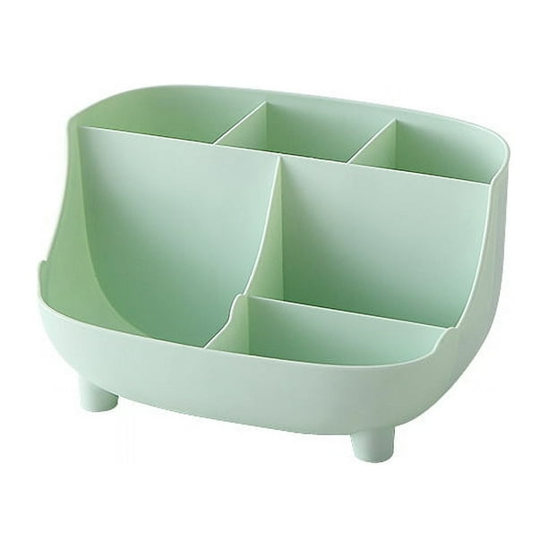 6-Grid Desktop Organizer: The Perfect Desk Storage Solution for School & Office Supplies!
