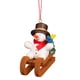 thumbnail image 1 of Adorno navideño con muñeco de nieve en trineo de Christian Ulbricht, 1 of 1