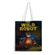 thumbnail image 1 of The Wild Robot Bolso de tela con estampado de lienzo para mujer, bolsa de compras reutilizable y estética, con cremallera interior, regalo para mujer,38*45cm., 1 of 6