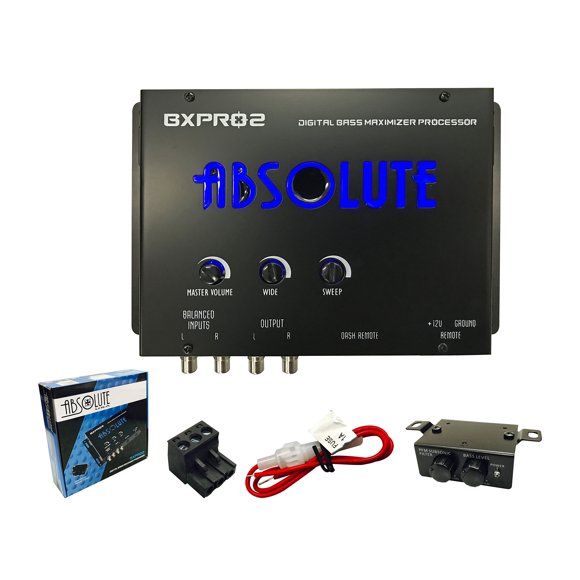 Maximizador de Graves Absolute USA BXPRO2 con Control Remoto de Tablero