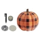 thumbnail image 2 of Divertidas decoraciones para exteriores, calabazas impermeables, duraderas y atractivas, con LED inflables de Halloween, para el hogar, jardín, césped, vacaciones, patio. Tartán, 2 of 5