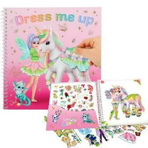 Tienda Lillifee - Ylvi Dress Me Up - Cuaderno Con Calcomanías - Crea Fantasticos Outfits Para Los Unicornios Y Sus Amigos