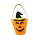 thumbnail image 3 of Halloween Tote Bucket Reutilizable Niños Bolsa De Regalo Favores De Fiesta Bolsas De Halloween Amarillo, 3 of 3
