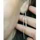 thumbnail image 2 of Aros Largos Plata Fina Ley S925 Minimalistas, 2 of 3