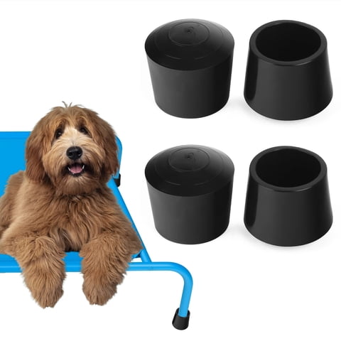 Patas Para Cama De Perro Impresa Tapones De Goma Antideslizantes De 2.5 Cm 4 Piezas