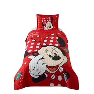 Genérico - Cubrecama Quilt De Verano Infantil Niña Rojo