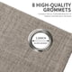 thumbnail image 5 of Cortinas Joydeco 100% lino opaco, 160 x 160 cm, 2 paneles, 5 of 8