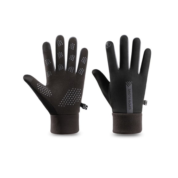 Guantes Impermeables Táctiles Termicos Para Invierno Negro