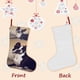 thumbnail image 3 of Boston Terrier Tema: Calcetines de Navidad, fino lino blanco para colgar en escaleras y chimenea, decoración navideña para el hogar, regalo de Navidad. 45cm × 32cm, 3 of 5
