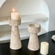 thumbnail image 5 of Candelabro Portavelas Marmol Travertino Torre Pequeño, 5 of 10