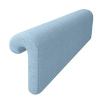 Magideal - Cabecero De Cama Con Almohada, Cojín De Respaldo Tapizado Extraíble, Esponja De Lino, Diseño Ergonómico, Protección De Muebles, Cojín De Lectura, Adec Azul
