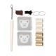 thumbnail image 1 of Coaster Latch Hook Kits DIY Crochet Kits De Bordado Para Taza Coaster Making A, 1 of 5