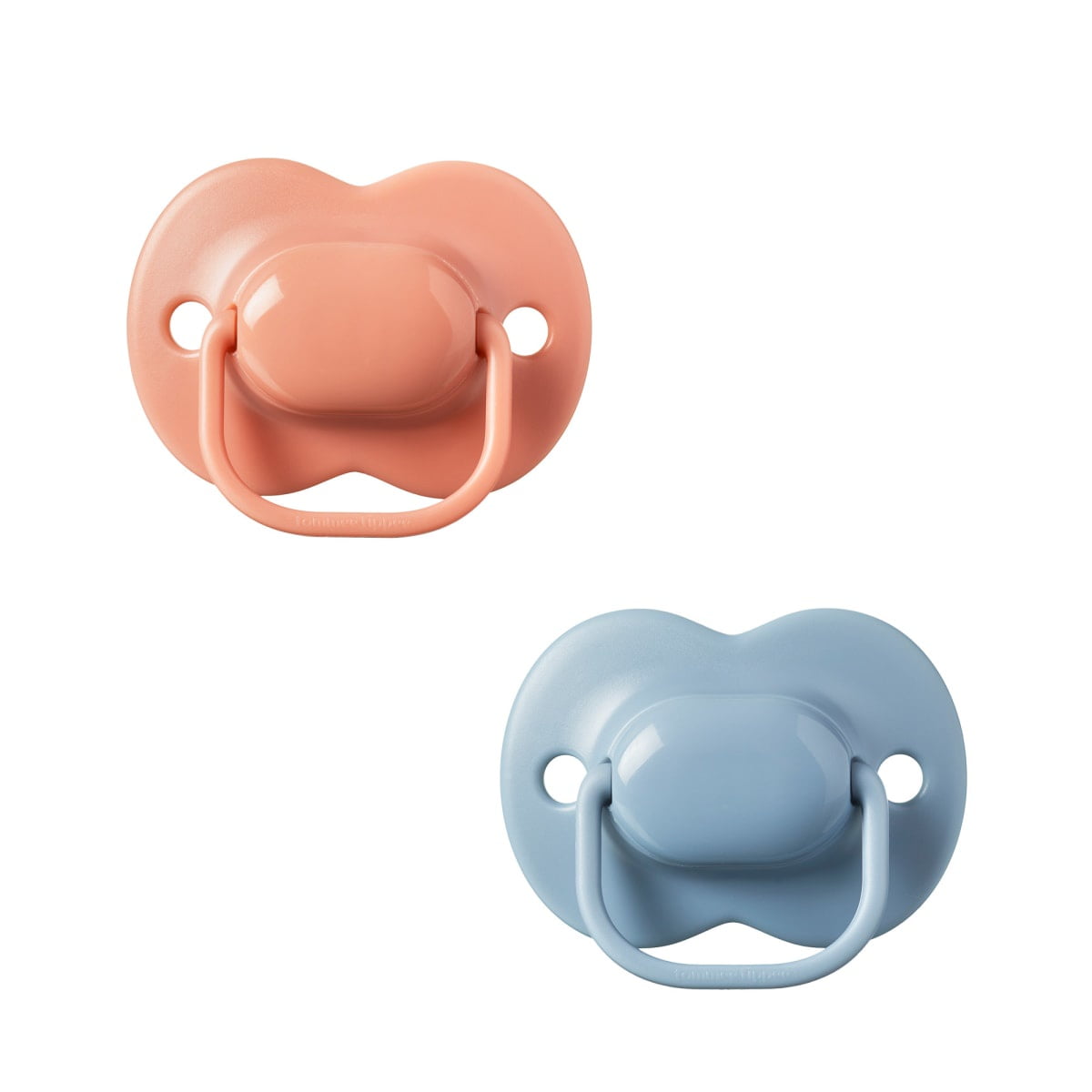 Tommee Tippee - Chupete Natural Latex 2 Unidades 6 18 Meses Tetina Forma Cherry Rosado Celeste