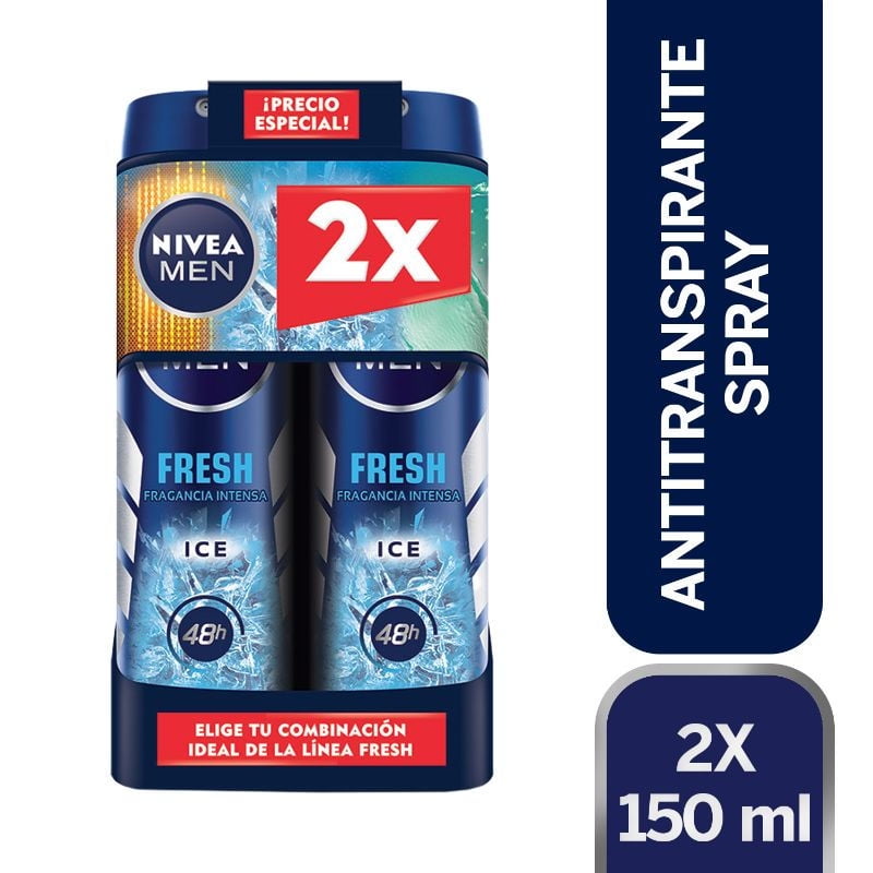 Desodorante Spray Men Fresh Pack 2 Un 1 Un Nivea
